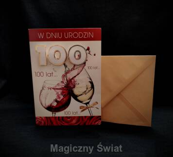 Kartka- W Dniu 100 Urodzin!