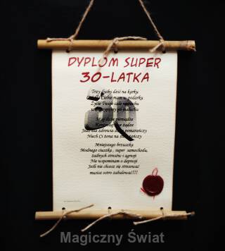 Dyplom-30-super 30-latka (bambus)