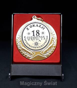 Medal- Z okazji 18 urodzin