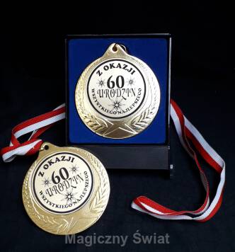 Medal- Z okazji 60 urodzin