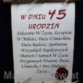 Dyplom-45-w dniu 45 urodzin (bambus)