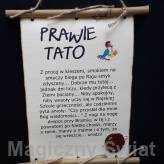 Dyplom "prawie tato" (bambus)