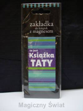 Zakładka do ksiązki z magnesem - TATA