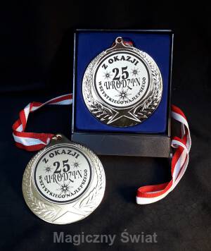 Medal- Z okazji 25 urodzin