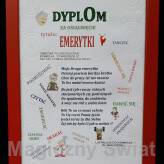 Dyplom-Emerytura -Dla Pani (Ramka)