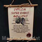 Dyplom-60-super babki 60-latki (bambus)