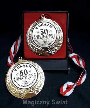 Medal- Z okazji 50 urodzin