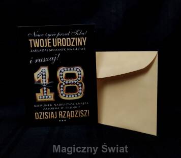 Kartka- Twoje 18 Urodziny!