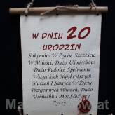 Dyplom-20-w dniu 20 urodzin (bambus)