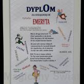 Dyplom-Emerytura -Dla Pana (Ramka)