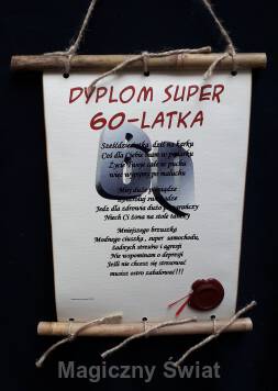 Dyplom-60-super 60-latka (bambus)