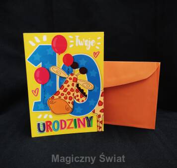 Kartka- Twoje 10 Urodziny!