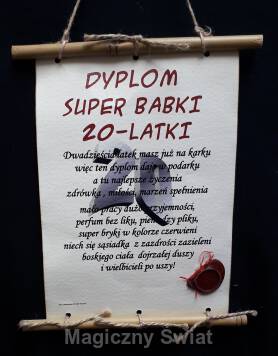 Dyplom-20-super babki 20-latki (bambus)