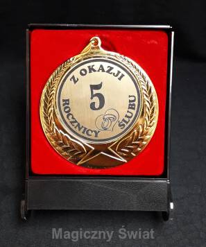 Medal- 5 Rocznica Ślubu