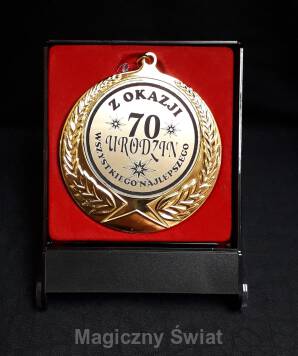 Medal- Z okazji 70 urodzin