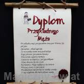 Dyplom-mąż-przykładnego męża (bambus)