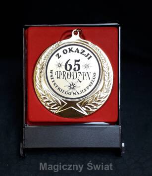 Medal- Z okazji 65 urodzin