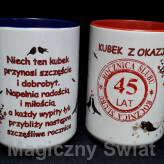 Kubek-45 Rocznica Ślubu