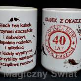 Kubek-40 Rocznica Ślubu 