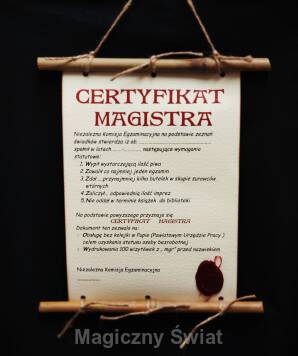 Dyplom-mgr-certyfikat magistra (bambus)