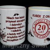 Kubek-20 Rocznica Ślubu 