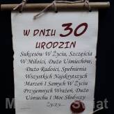 Dyplom-30-w dniu 30 urodzin (bambus)