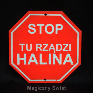 STOP- Tu Rządzi Halina