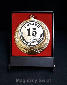 Medal- 15 Rocznica Ślubu